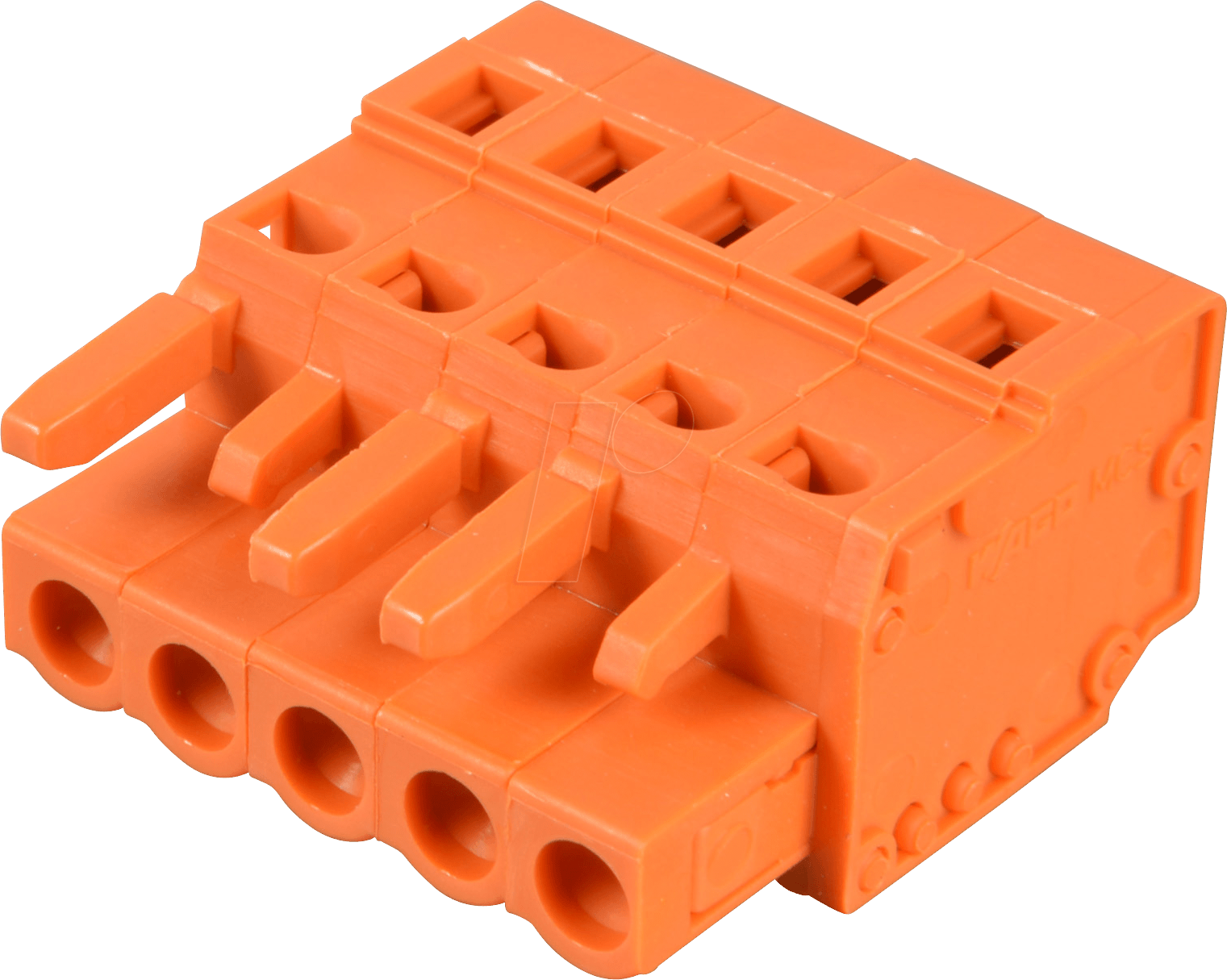 WAGO 231-305 - CAGE-CLAMP Federleiste, Midi, RM 5,08, 5-polig