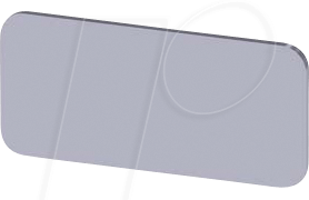 BZS SI - Bezeichnungsschild, silber, ohne Aufdruck