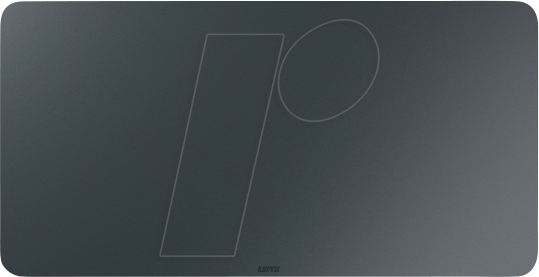 LEITZ 53850089 - Schreibunterlage, 700 x 360 mm, Leder, dunkelgrau