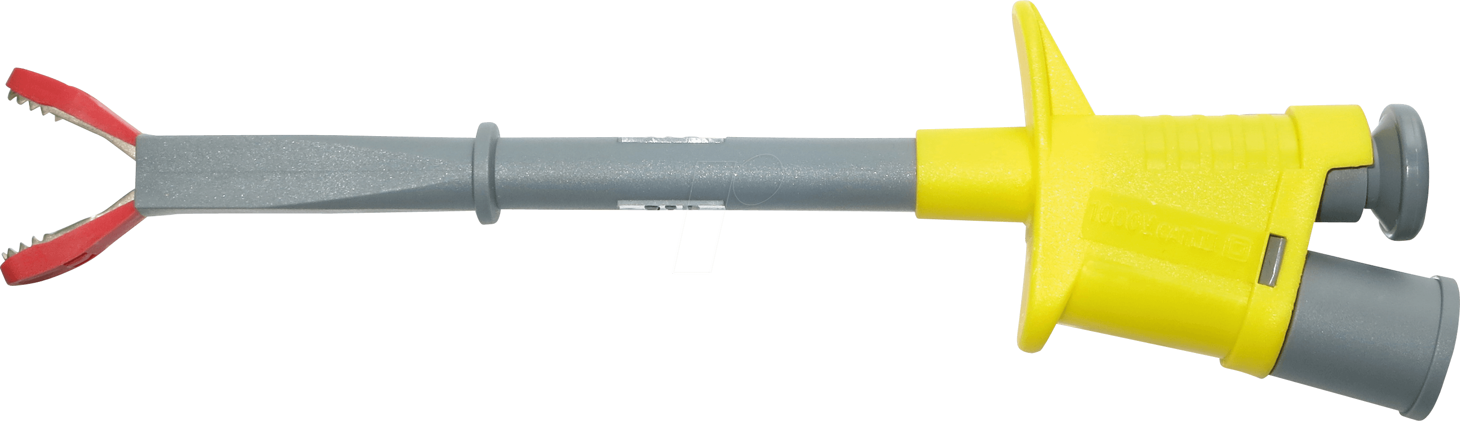 KH 6009-PROB BL - Krokodilklemmen, 15 mm, 6 A, blau, starr