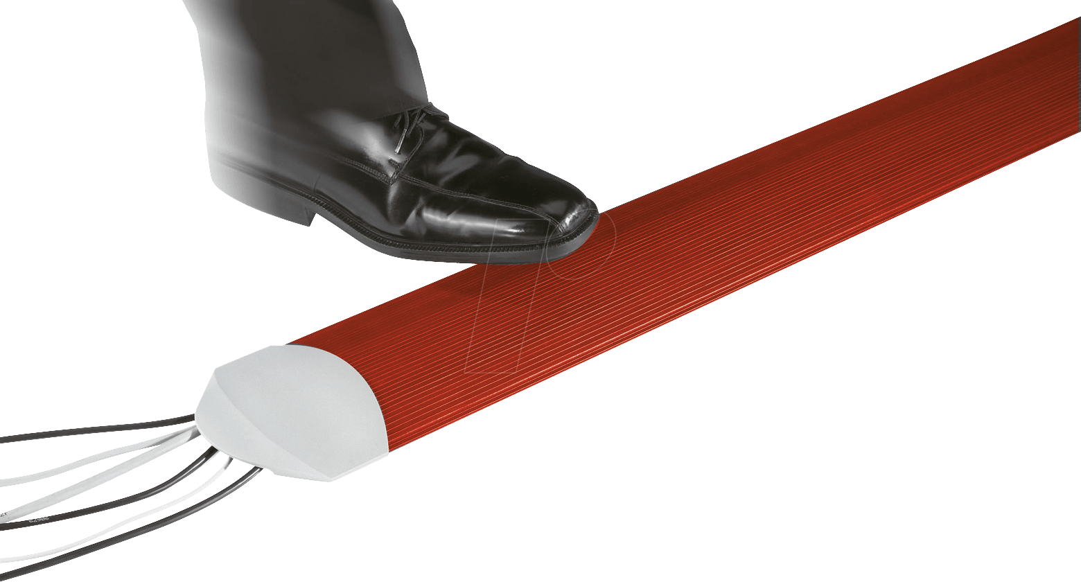 SERPA B15 RT - Kabelkanal, inkl. 2 Endkappen, 1,5 m, rot