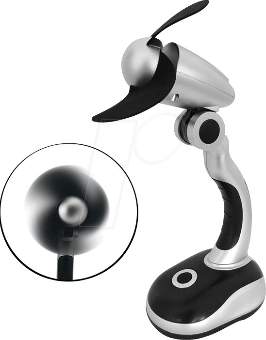 MYFAN - Mini Schreibtisch Ventilator, Desk Fan