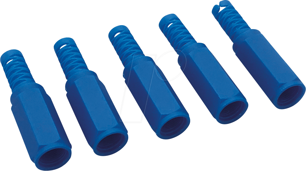BKL 075228 - Tüllen Set für DC-Stecker, 5x blau