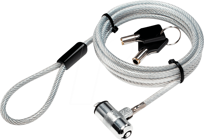 LOGILINK NBS009 - Laptopschloss, Schlüssel, 1,8 m