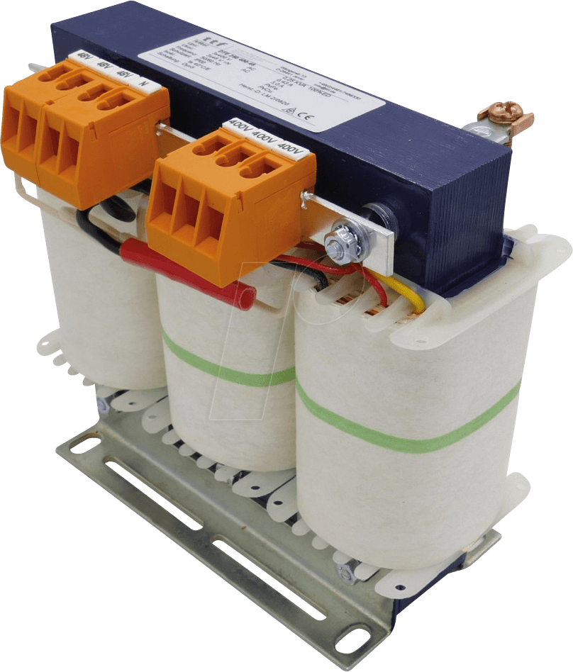 TTF DTE 250/48 - Drehstromtrenntrafo, 250VA, 400/48V