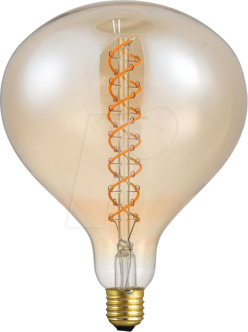 SCHI LX023911805 - LED-Lampe E27, 6 W, 350 lm, 2000 K, Gold, Filament, dimmbar