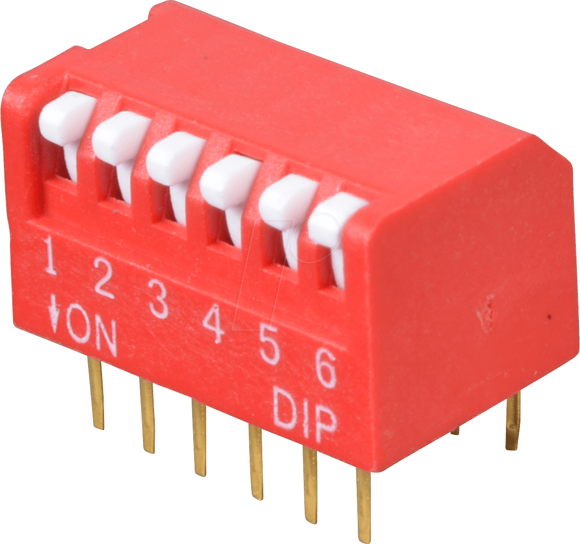 DP 06 - Piano-Dip-Schalter, 6-polig