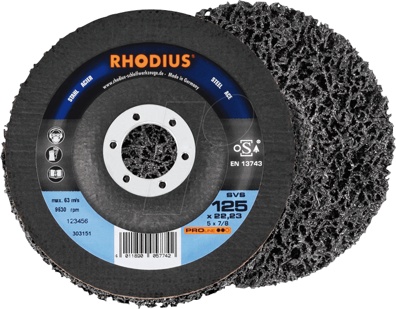 TS SVS-125 - Schleifvlies-Scheibe, Stahl, 125 mm