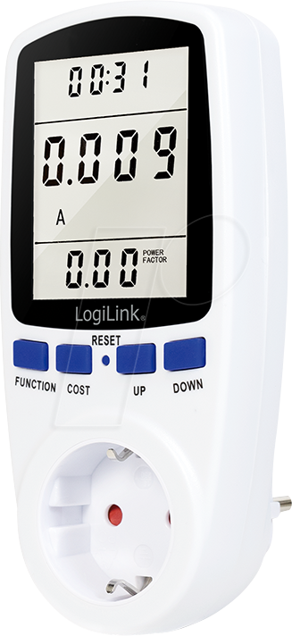 LOGILINK EM0003 - Energiekostenmessgerät Premium, digital