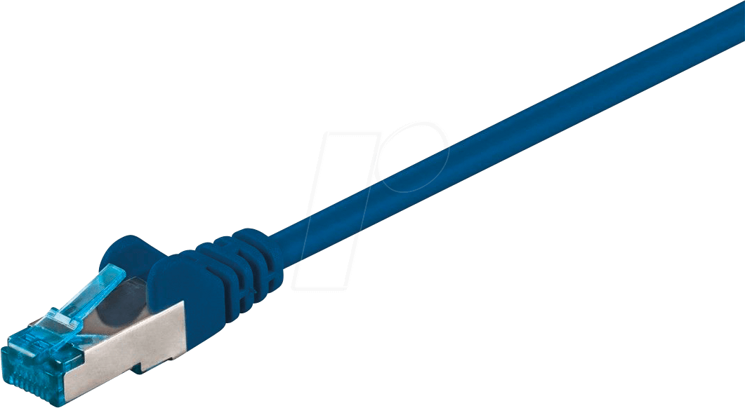 Thumbnail - PATCH-C6AQ 3 BL - Cat.6a High Quality-Patchkabel,blau,3 m