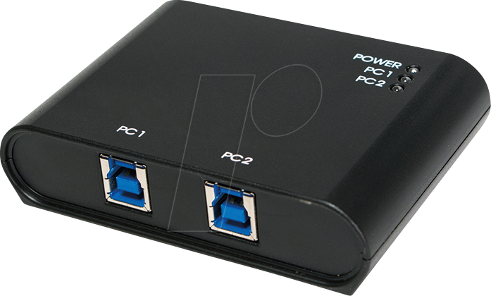 Thumbnail - LOGILINK UA0216 - USB 3.0 Switch 2 Port, USB-A Buchse auf 2x USB-B Buchse