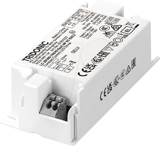 TRDO 87501027 - LED-Netzteil, 28 W, 7,5 - 42 V, 0,3 - 0,7 A, CC