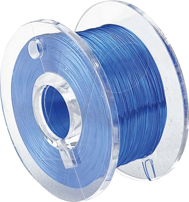 DON LD10-2 - Cu Lackdraht, Ø 0,10mm, 100m, blau