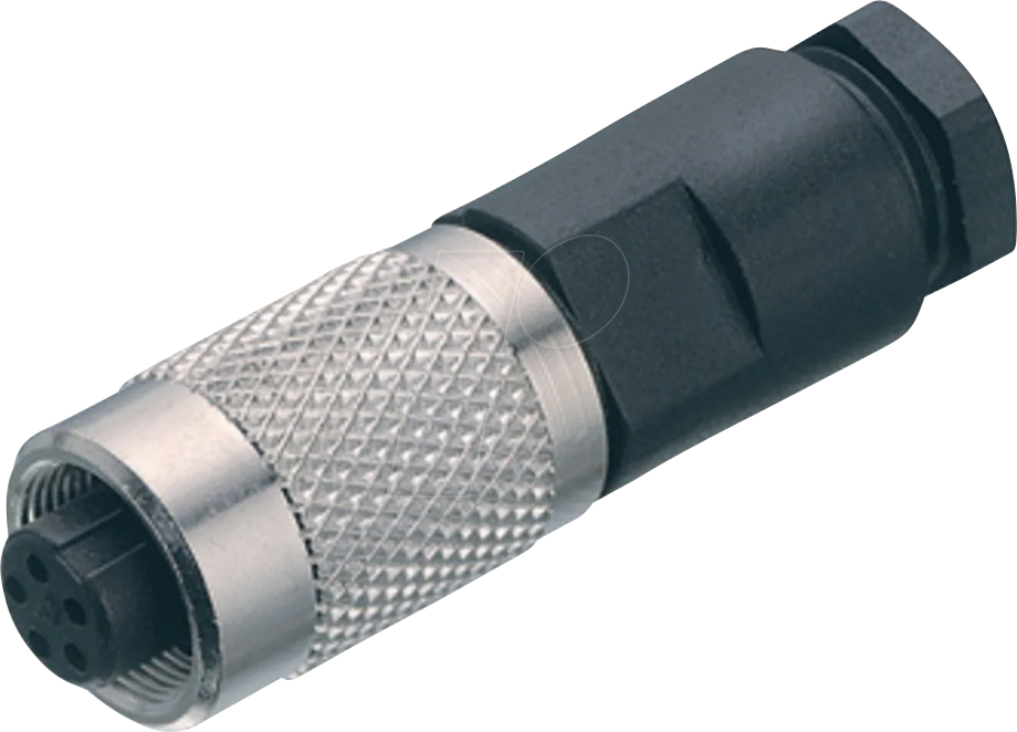 B 99 0406 00 03 - Kabeldose M9, Serie 712, 3-pol, ungeschirmt, löten, IP67
