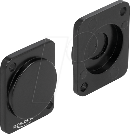 DELOCK 86791 - D-Typ Abdeckung, schwarz