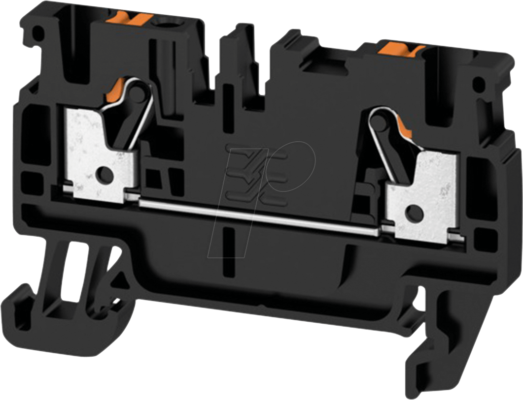A2C 2.5 BK - Durchgangsklemme Klippon® Connect, A-Serie schwarz