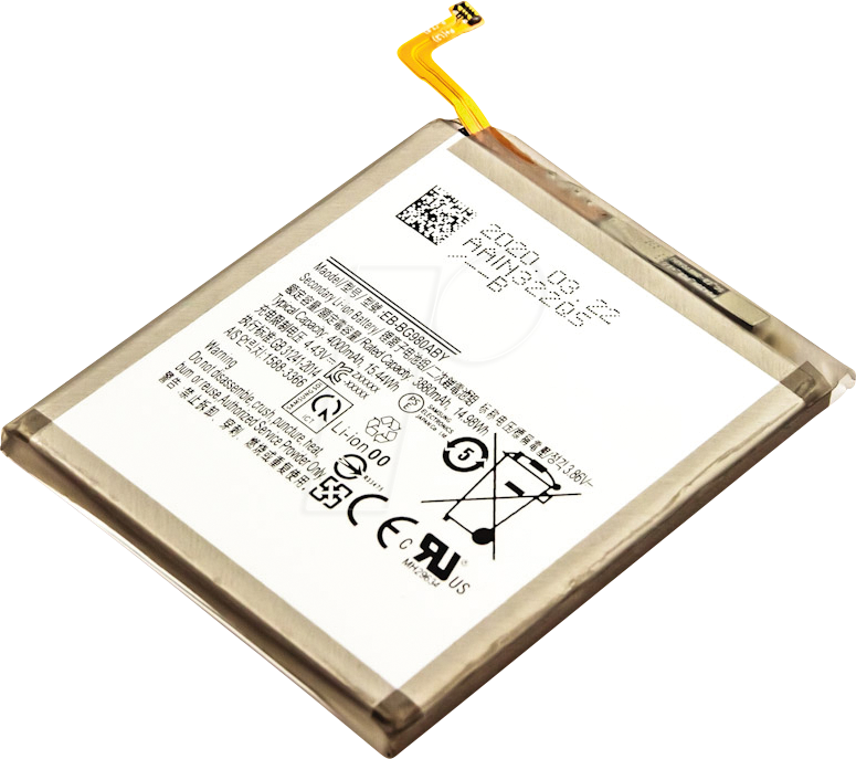 AKKU 13436 - Smartphone-Akku für Samsung-Geräte, Li-Po, 3880 mAh