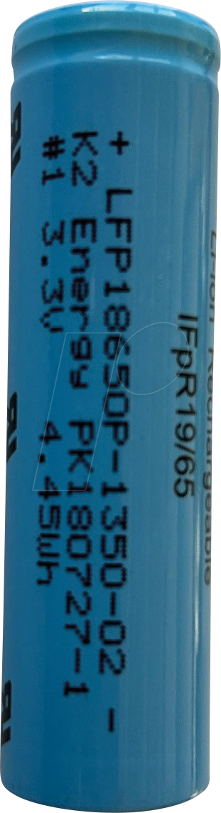 LIFEPO4 18650FP - Industriezelle, LiFePO, 18650, 3,2 V, 1250 mAh