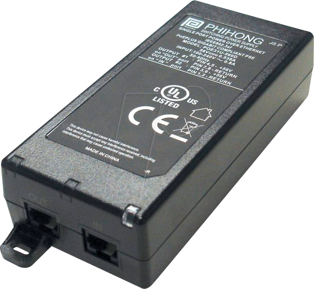 POE 60U-1BTE - Power over Ethernet (PoE) Injektor, 56 V, 60 W, Gigabit