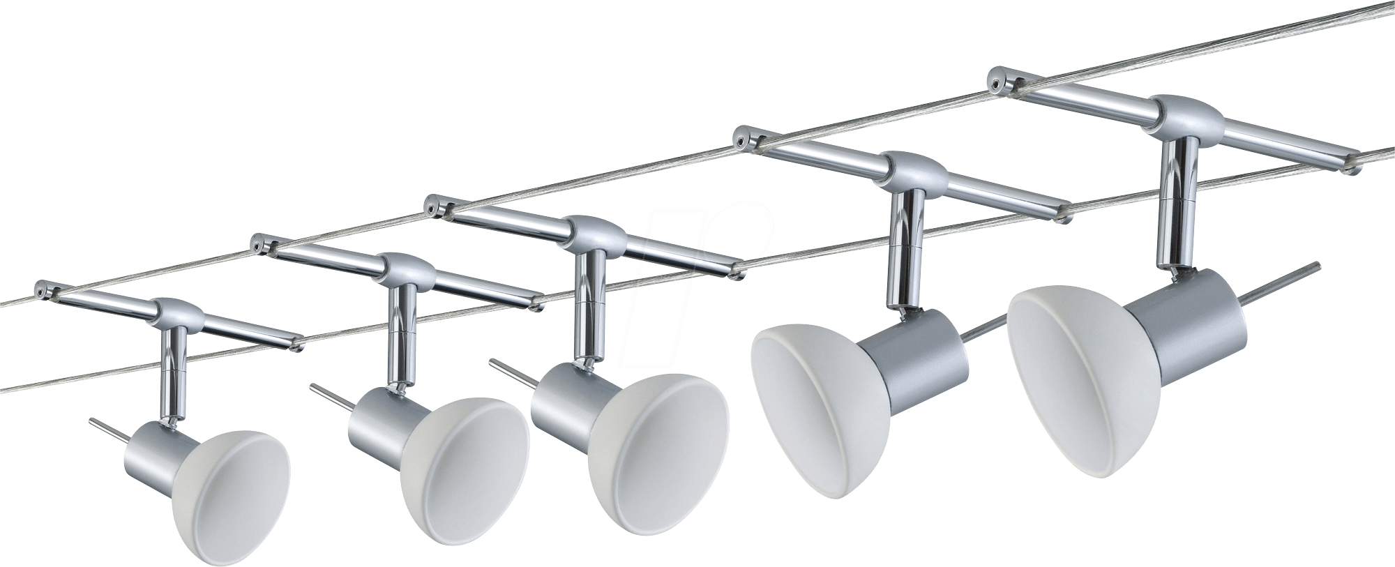 PLM 94136 - Seilsystem WireSystem Set Sheela, 5 Spots, GU5,3