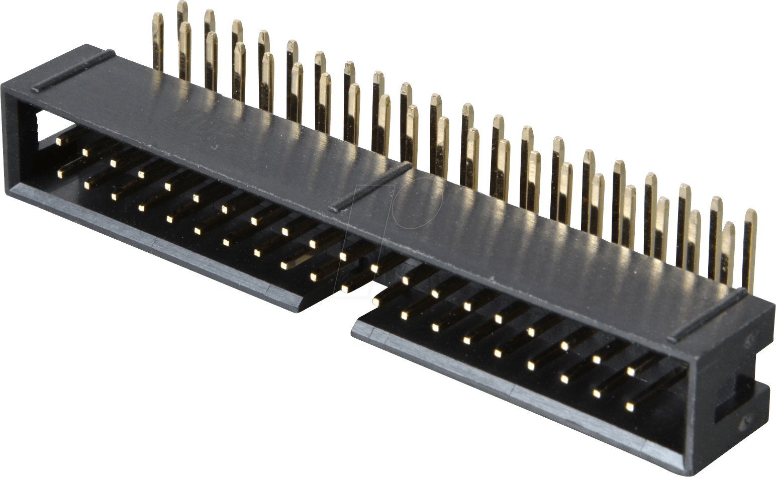 WSL 40W - Wannenstecker, 40-polig, gewinkelt