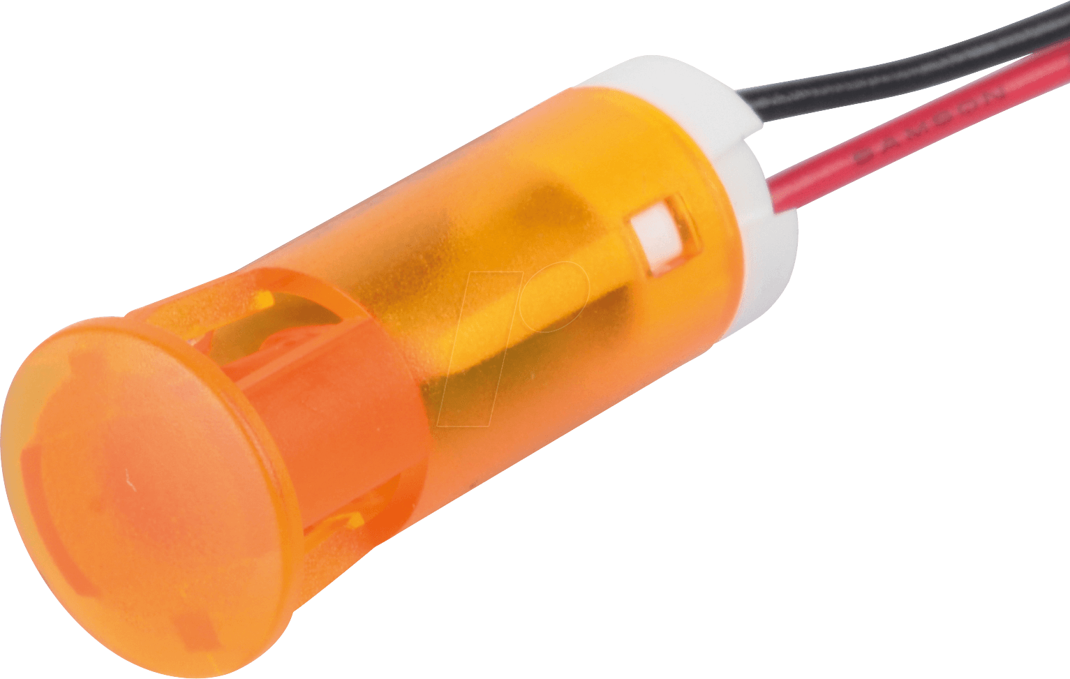 APM QS103 O12 - LED-Signalleuchte, orange, 12 V, Ø 10 mm, rund, bedrahtet