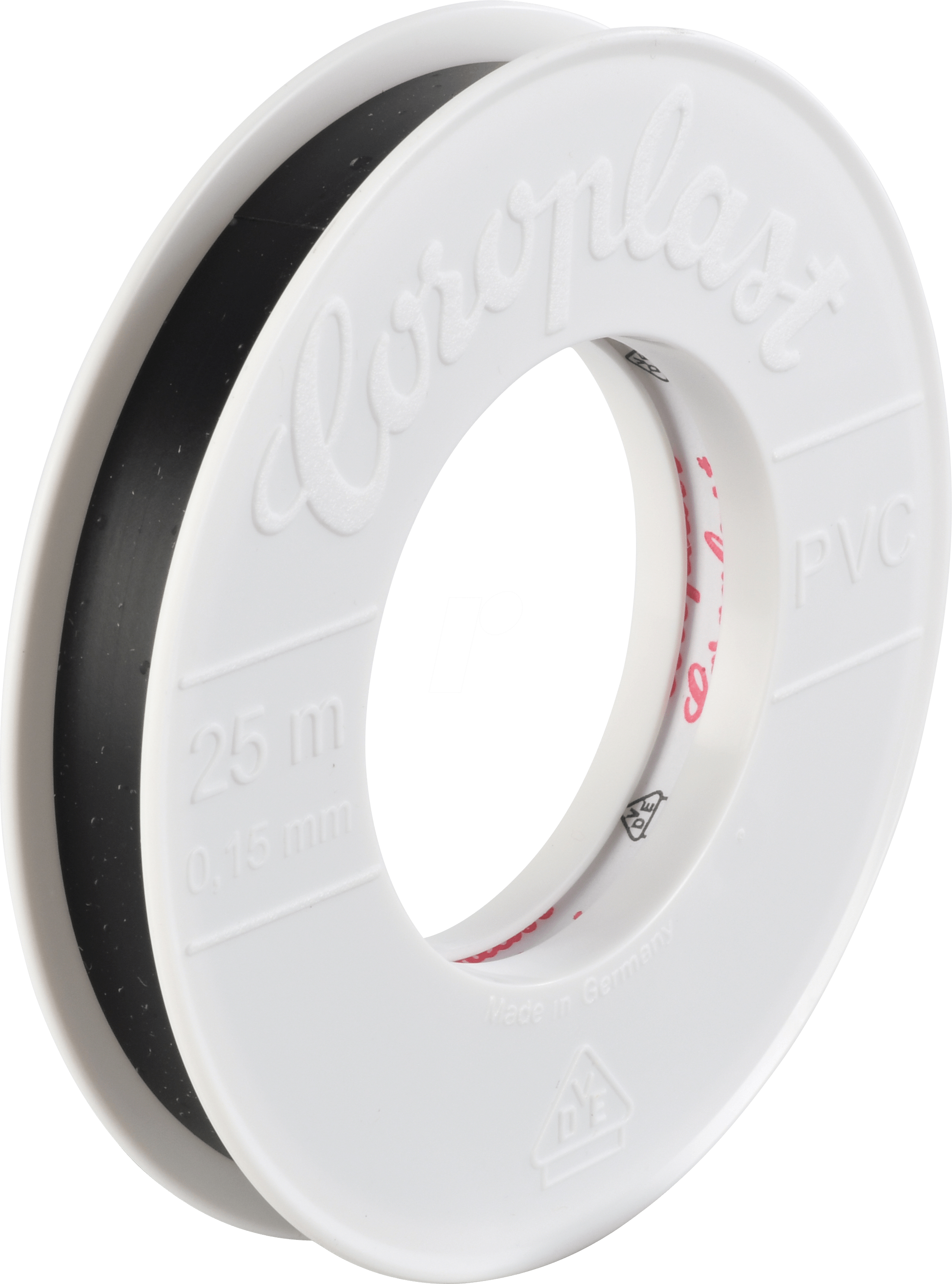 CORO 1784 - VDE Elektroisolierband, 25 m, 12 mm, schwarz
