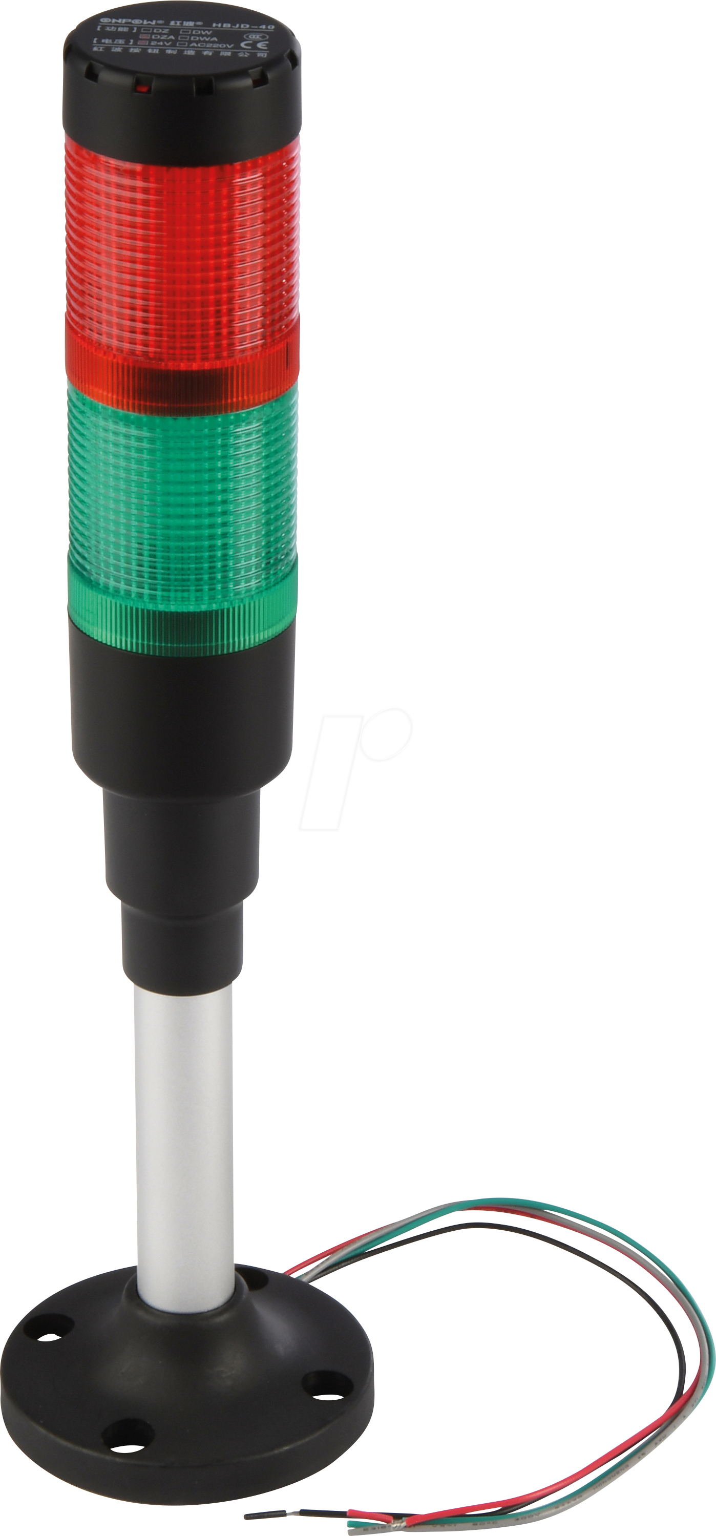 HBJD-DZA2RG24B - Signalampel, Summer, rot/grün, LED, 24 V AC/DC