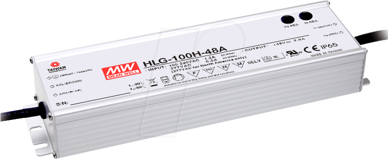 HLG-80H-C700A - LED-Trafo, 90 W, 64 - 129 V DC, 700 mA