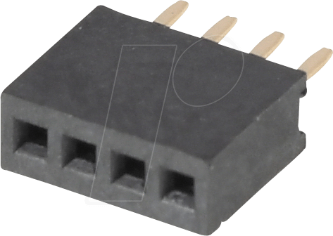 BKL 10120642 - Buchsenleiste 1,27mm 1x4 gerade