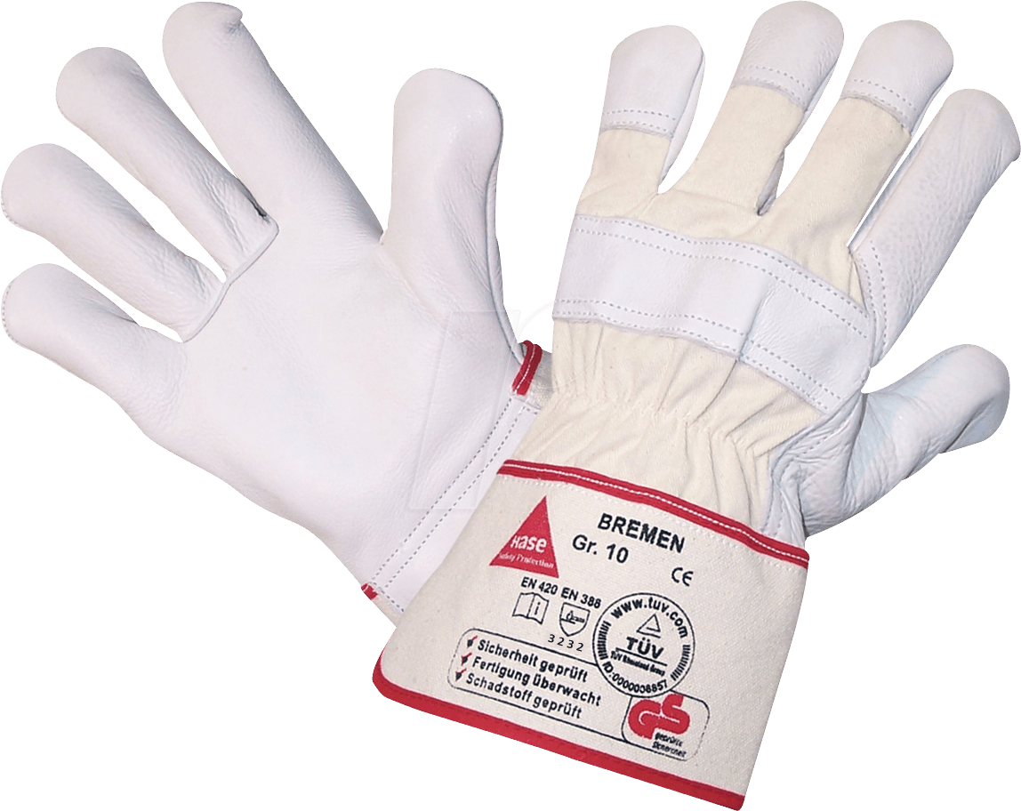 TS SE30-9 - Arbeitshandschuhe, Leder, Gr. 10