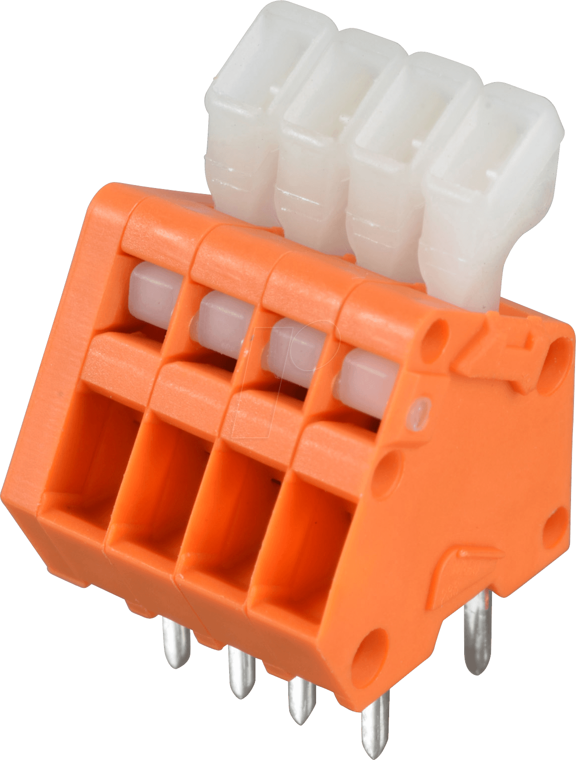 WAGO 233-504 - Klemmleiste, RM 2,54, Öffnungshebel, 4-polig