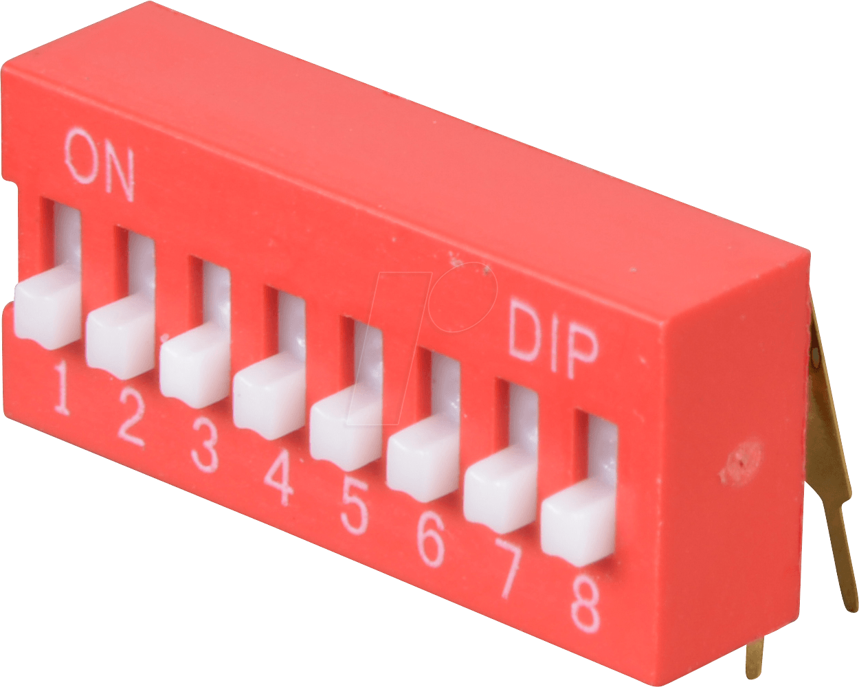 NT 08-90 - Dip-Schalter, gewinkelt, 8-polig