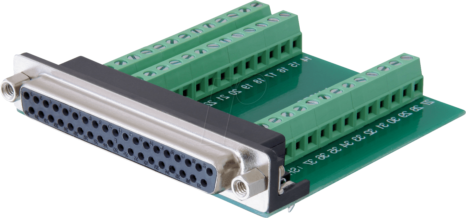 DELOCK 65319 - Sub-D 37 Pin Buchse > Terminalblock 39 Pin