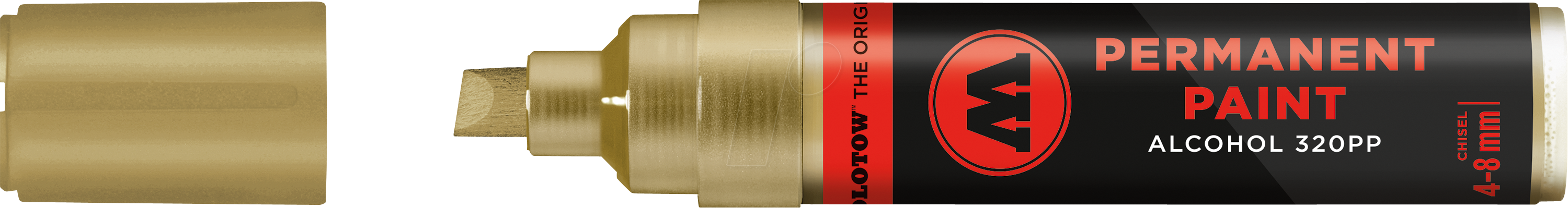 MO230401 - Permanent Marker 320PP, 4-8 mm, gold