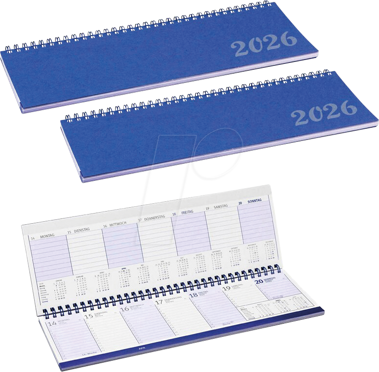 TQK 2026 - Tischquerkalender Standard 2026 (3 Stück)