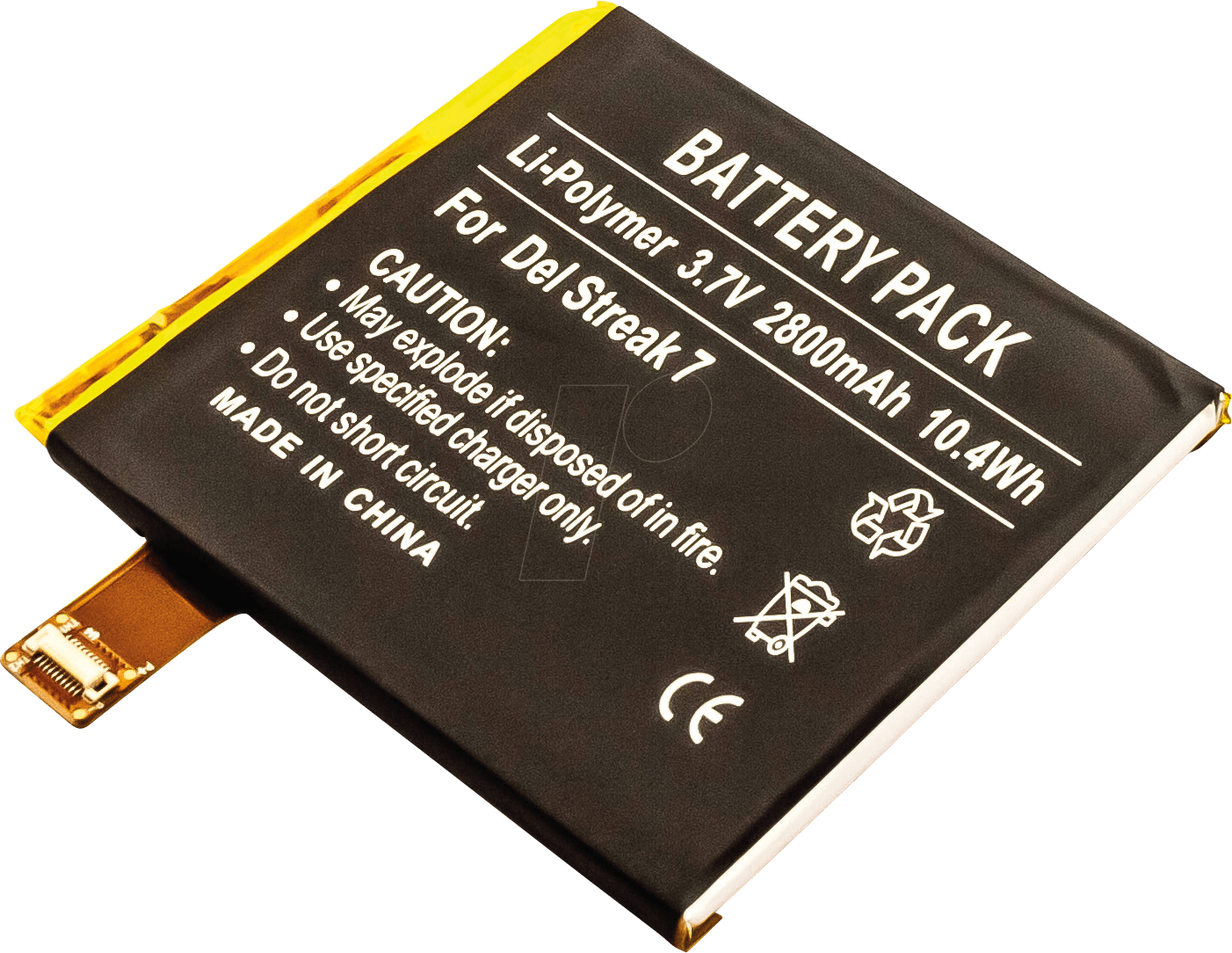 AKKU 30587 - Tablet-Akku für Dell Streak, Li-Po, 2800 mAh