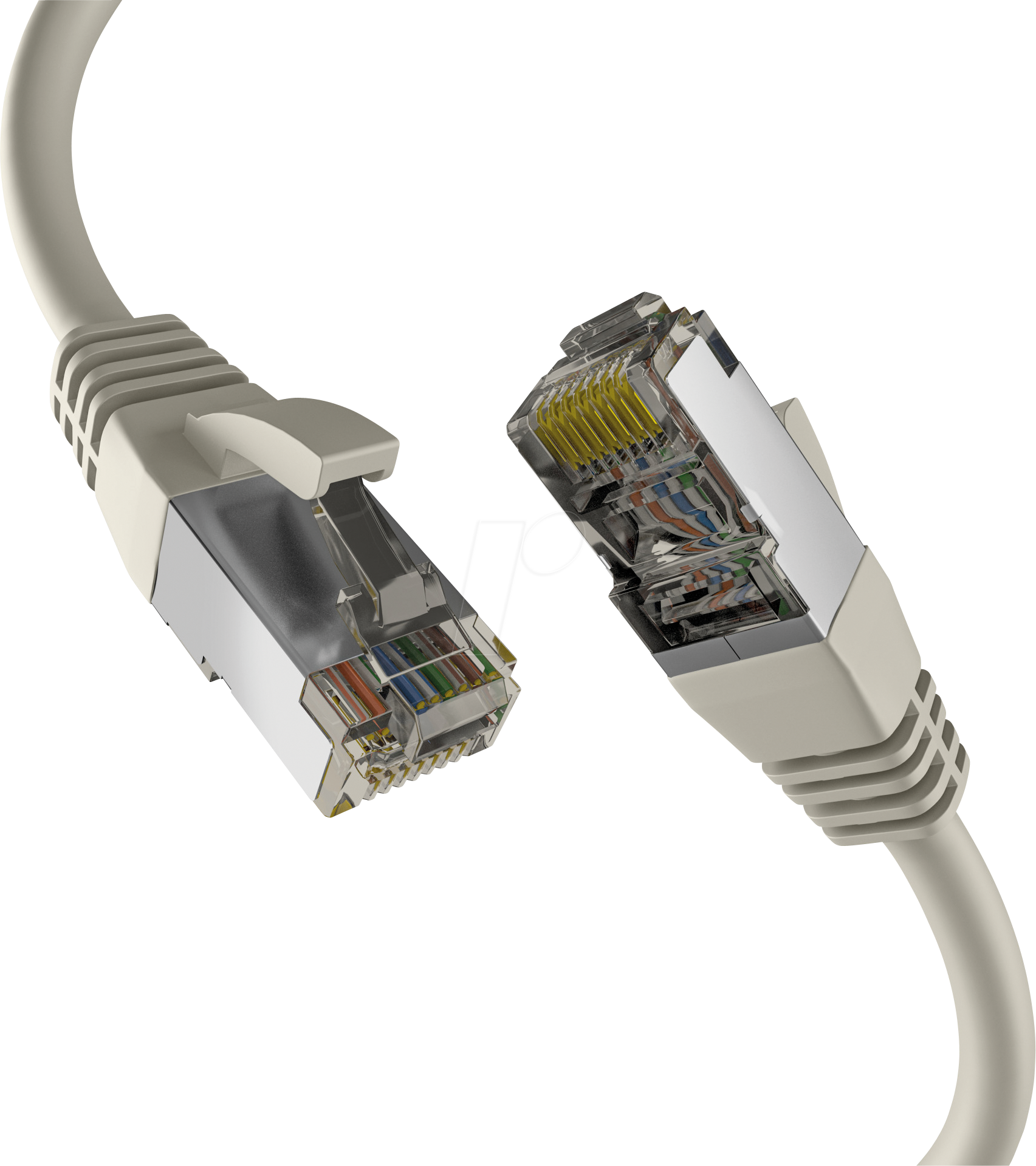 Thumbnail - EFB EC020200255 - Patchkabel, Cat.8.1, S/FTP PiMF, 2000 MHz, 0,25 m, grau