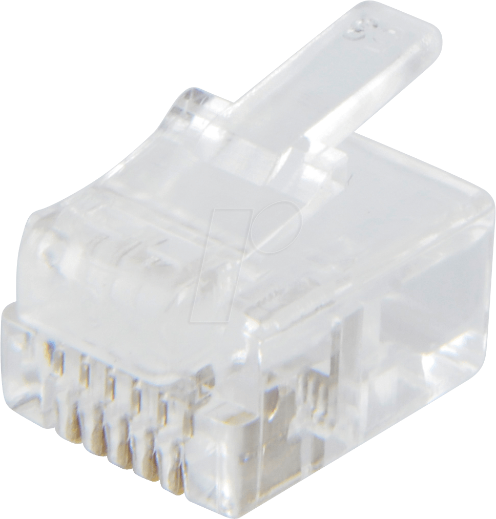 Thumbnail - MP 6-6 - Modular Stecker RJ12, Kontakte 6, bestückt 6
