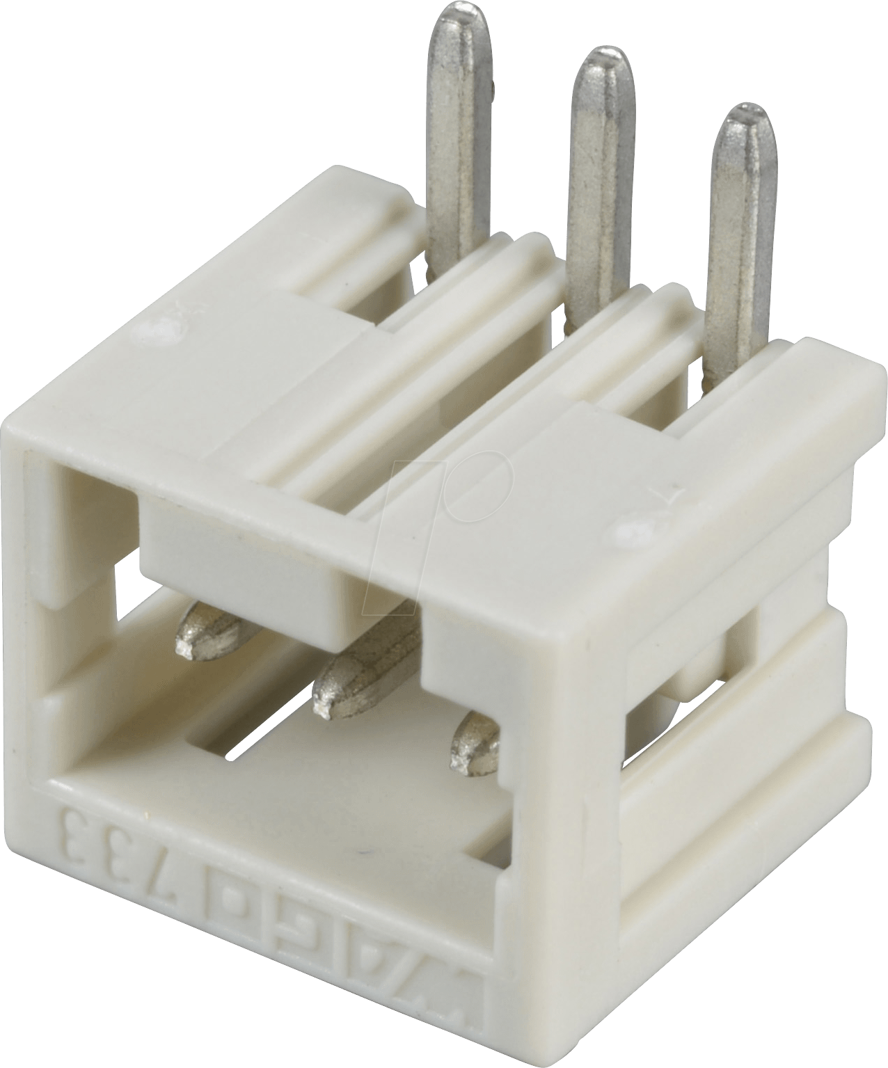 WAGO 733-363 - Print-Stiftleiste, Micro, RM 2,5, gewinkelt, 3-pol.