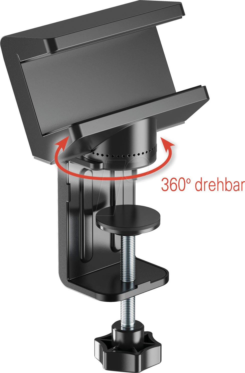 MATR NVZ3L - USB Hub- & Steckdosenleistenhalter, 360°, 40 - 70 mm