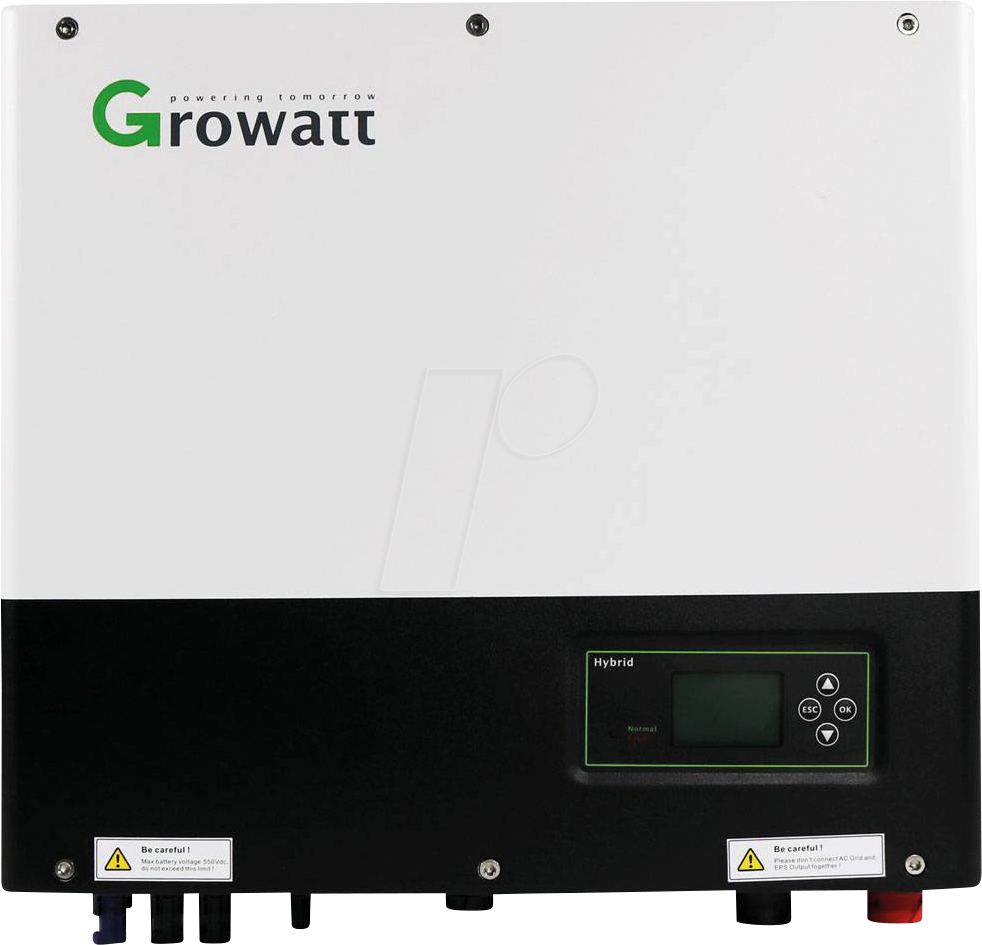 GW SPH5000TL3 - Growatt SPH5000TL3-BH-UP 5 kW, Solar Hybrid Wechselrichter, 3-PH