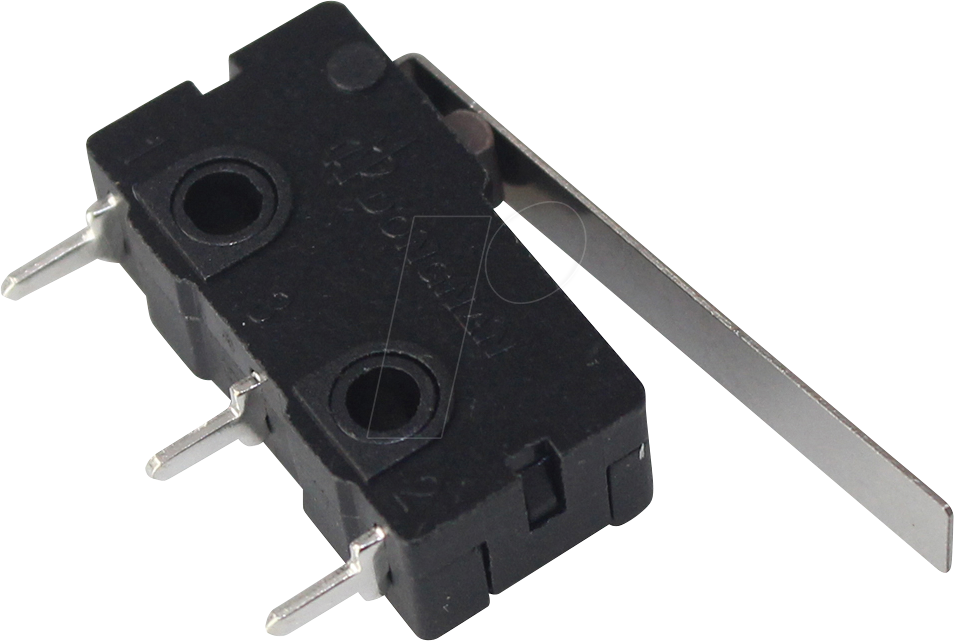Thumbnail - CB CSM40530E - Mikroschalter, 250 V 5A, 1 Wechsler, Flachhebel