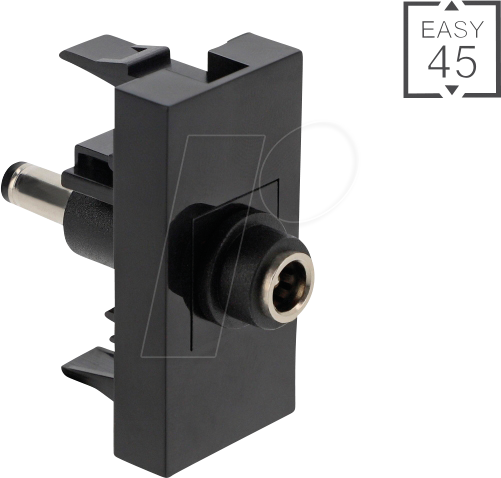 DELOCK 90961 - Easy 45 DC 5,5 x 2,1 mm Buchse zu DC 5,5 x 2,5 mm St.