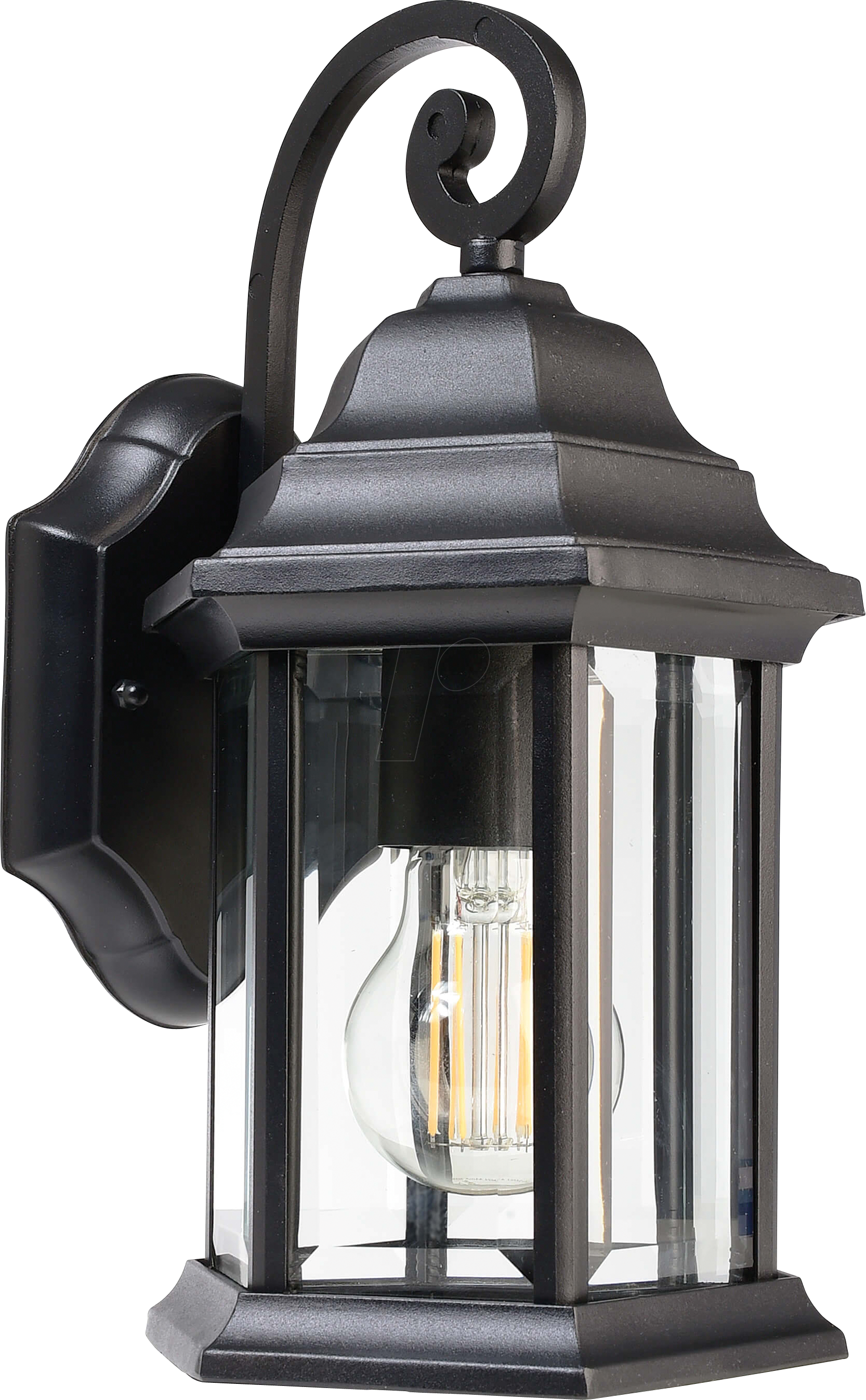 DEKO 341244 - Wandaufbauleuchte, Saiph, 1x max. 60 W, E27, schwarz, IP 23