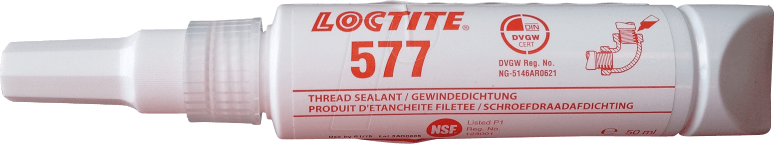 Thumbnail - LOCTITE 577 - Gewindedichtung, mittelfest, Tube, 50 ml