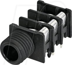 NEUTRIK NRJ3HF-1 - 6.35 mm Stereo Klinkenbuchse, ohne Schaltkontakt