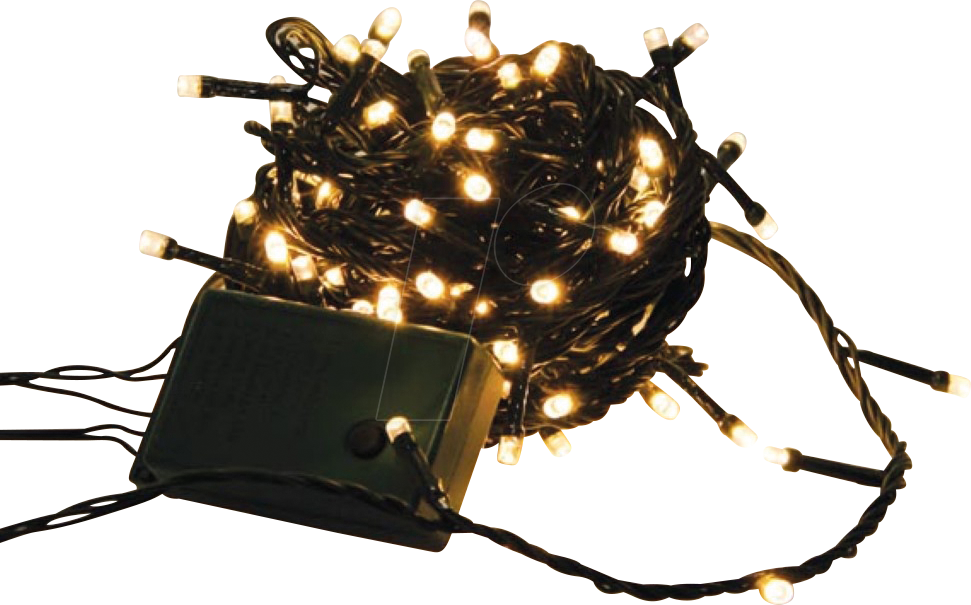 SP-812024VUW - LED-Lichterkette, 8 m, 120 LEDs, warmweiß, 230 V