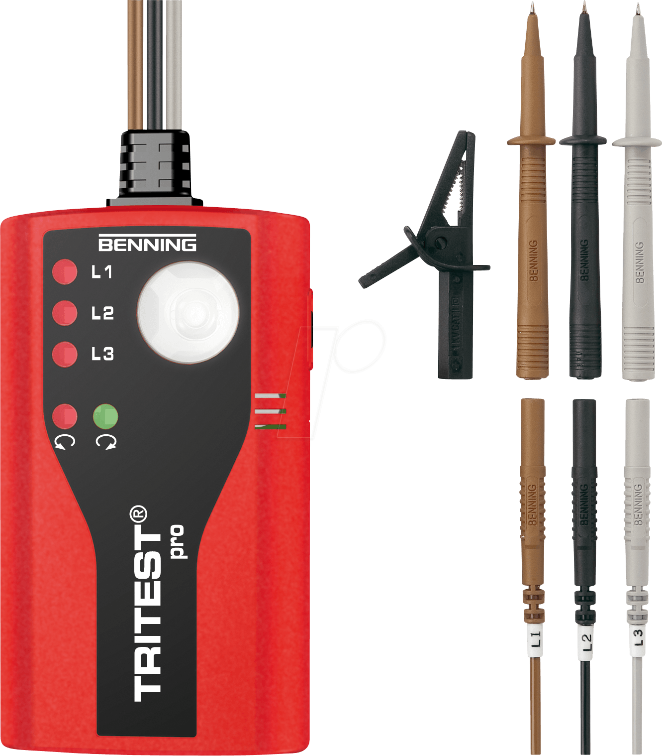 Thumbnail - TRITEST PRO - Drehfeldrichtungsanzeiger TRITEST® pro, 400 - 500 V AC