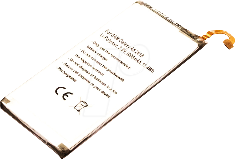 AKKU 13380 - Smartphone-Akku für Samsung-Geräte, Li-Po, 3000 mAh